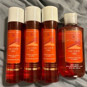 Bath & Body Works vacation vibe set